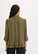 Blusa con volant, bonprix