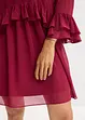 Abito di chiffon con volant, bonprix