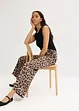 Pantaloni a palazzo in satin fluente, bonprix