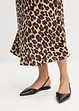 Gonna midi in satin fluente, bonprix