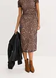 Abito midi in morbido mesh, bonprix