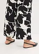 Pantaloni a palazzo in satin fluente, bonprix