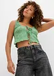 Jeans barrel super soft, vita media, bonprix