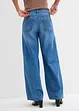 Jeans wide leg, vita media, bonprix
