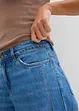 Jeans wide leg, vita media, bonprix