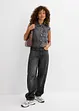 Gilet in jeans di cotone, bonprix