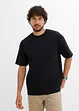T-shirt in jersey operato pesante, loose fit, bonprix