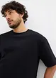 T-shirt in jersey operato pesante, loose fit, bonprix