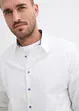 Camicia elegante in puro cotone con dettagli a contrasto, regular fit, bonprix
