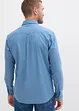 Camicia in puro cotone a maniche lunghe con toppe ai gomiti, bonprix