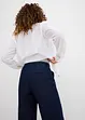 Jeans wide leg super soft, vita alta, bonprix