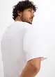 T-shirt in puro cotone biologico con scritta in 3D, loose fit, bonprix