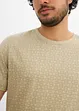 T-shirt in puro cotone biologico con fantasia, bonprix