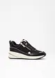 Sneaker Tamaris stilose con tomaia glitterata, dettagli effetto pelle di serpente e finiture in vernice, Tamaris