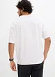 T-shirt in puro cotone biologico con scritta in 3D, loose fit, bonprix