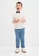 Pantaloni con elastico in vita in puro cotone regular fit, straight, bonprix