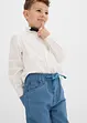 Pantaloni con elastico in vita in puro cotone regular fit, straight, bonprix