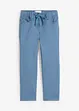 Pantaloni con elastico in vita in puro cotone regular fit, straight, bonprix