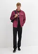 Camicia a maniche lunghe in puro cotone effetto lavato, bonprix