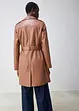 Trench in pelle, bonprix