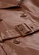 Trench in pelle, bonprix