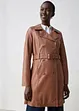 Trench in pelle, bonprix
