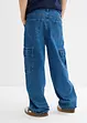 Jeans cargo regolabili in vita loose fit, straight, bonprix