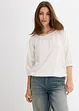 Maglia in cotone biologico con scollo quadrato, bonprix
