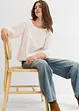 Maglia in cotone biologico con scollo quadrato, bonprix