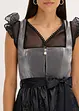 Abito bavarese midi con velluto (set 2 pezzi), bonprix