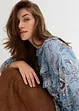 Blusa in chiffon con ruches, bonprix