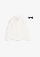 Camicia a maniche lunghe e papillon (set 2 pezzi), bonprix