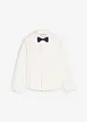 Camicia a maniche lunghe e papillon (set 2 pezzi), bonprix