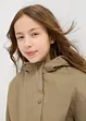 Giacca in twill con tasche applicate e cappuccio, bonprix