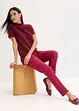 Pantaloni con pinces ed elastico in vita, bonprix