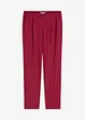 Pantaloni con elastico in vita e piega stirata, bonprix