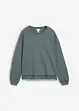 Felpa con inserto in pizzo, bonprix