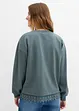 Felpa con inserto in pizzo, bonprix
