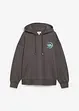 Felpa con cappuccio in puro cotone, bonprix