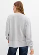 Felpa con inserto di camicia, bonprix