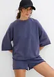 Felpa oversize in misto cotone morbido, bonprix