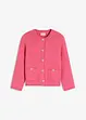 Cardigan corto con bottoni decorativi, bonprix