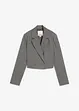Blazer cropped con colletto a revers, bonprix