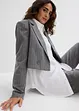 Blazer cropped con colletto a revers, bonprix