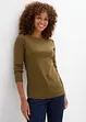 Maxi maglia in puro cotone biologico, bonprix