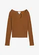Maglia a costine con puro cotone biologico, bonprix
