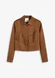 Giacca in similpelle con frange, bonprix