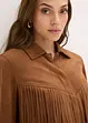 Giacca in similpelle con frange, bonprix