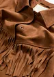 Giacca in similpelle con frange, bonprix
