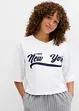 Felpa oversize in misto cotone morbido, bonprix